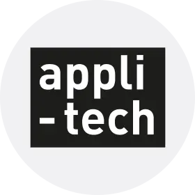 Logo der appli-tech Messe in Luzern